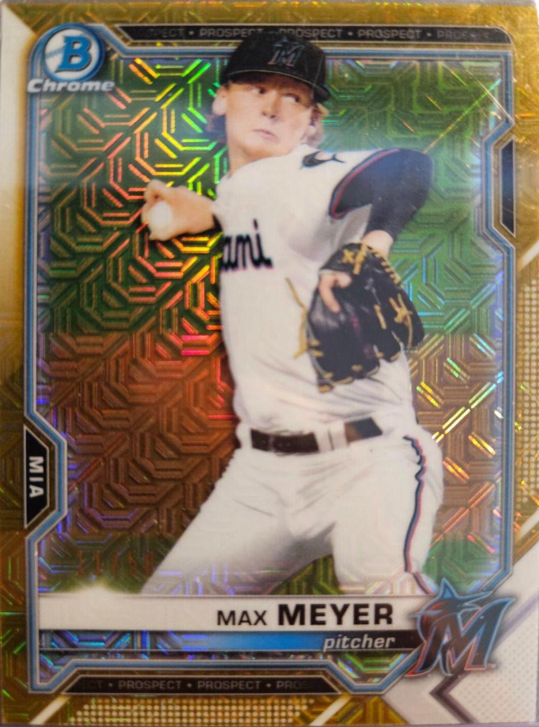 Max Meyer [Gold Refractor Mega Box Mojo] #BCP-66