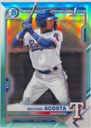 Maximo Acosta [Aqua Refractor] #BCP-7