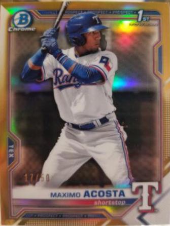 Maximo Acosta [Gold Refractor] #BCP-7
