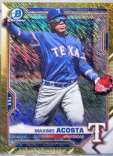 Maximo Acosta [Gold Shimmer Refractor] #BCP-163
