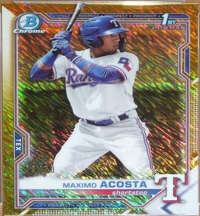 Maximo Acosta [Gold Shimmer Refractor] #BCP-7