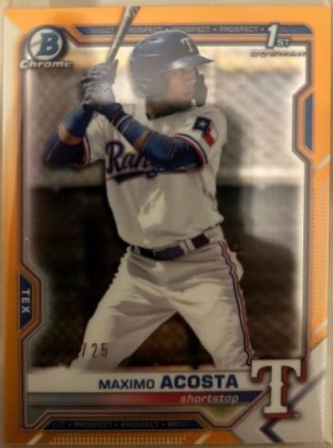Maximo Acosta [Orange Refractor] #BCP-7