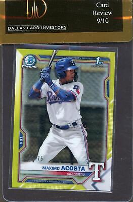 Maximo Acosta [Yellow Refractor] #BCP-7