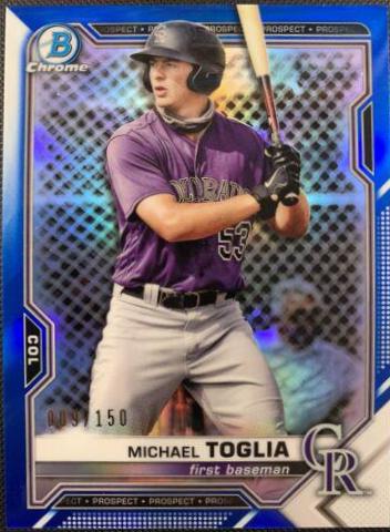 Michael Toglia [Blue Refractor] #BCP-137