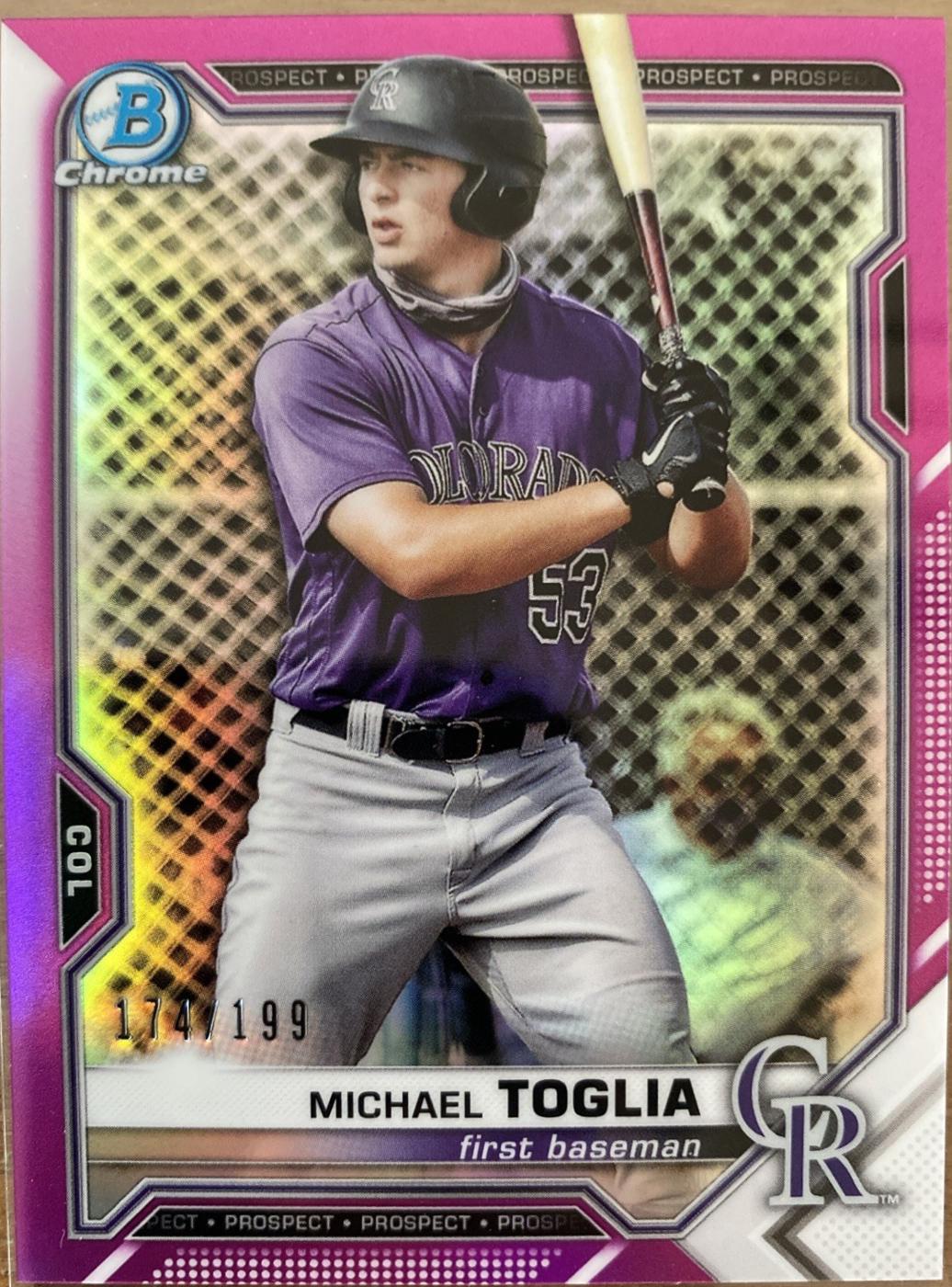 Michael Toglia [Fuchsia Refractor] #BCP-137