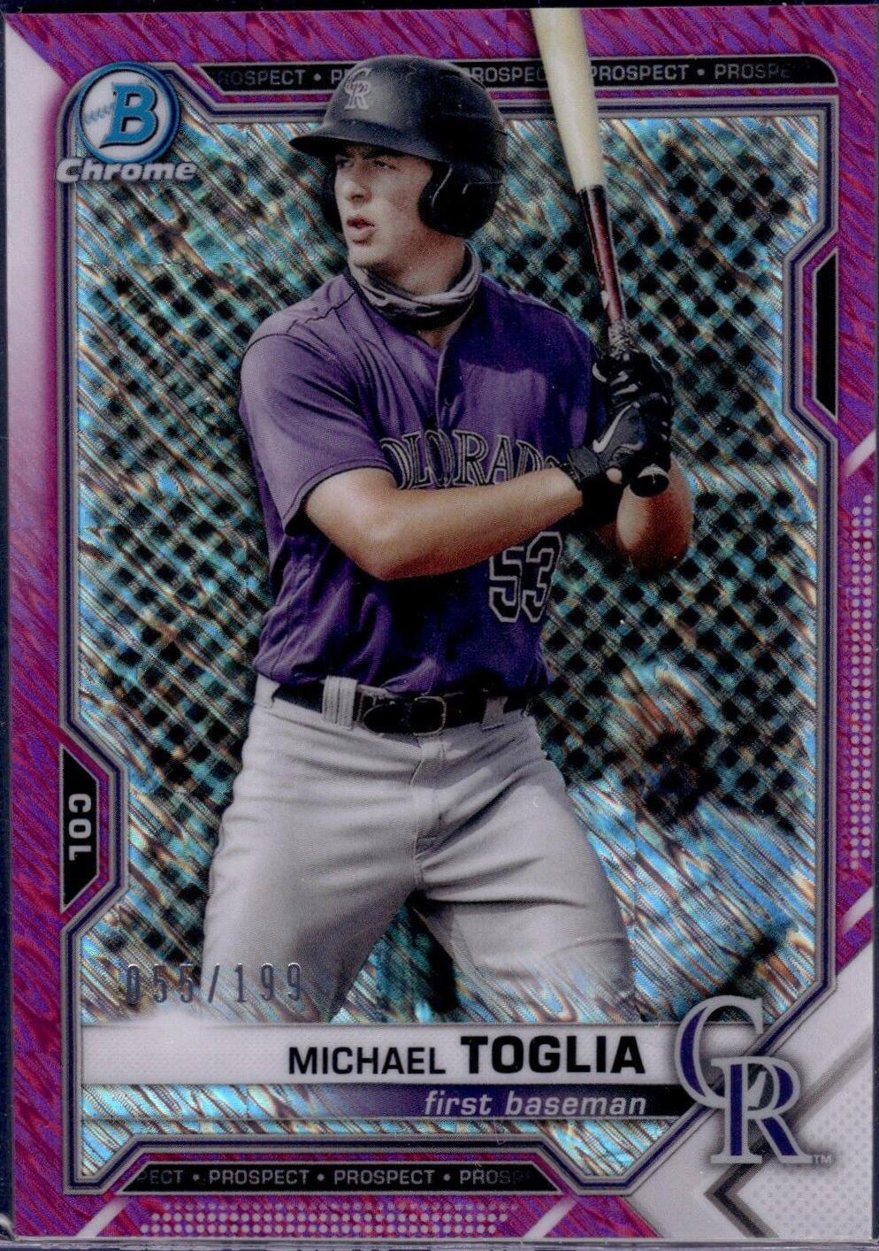 Michael Toglia [Fuchsia Shimmer Refractor] #BCP-137