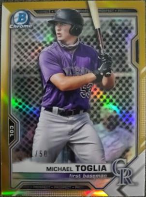 Michael Toglia [Gold Refractor] #BCP-137