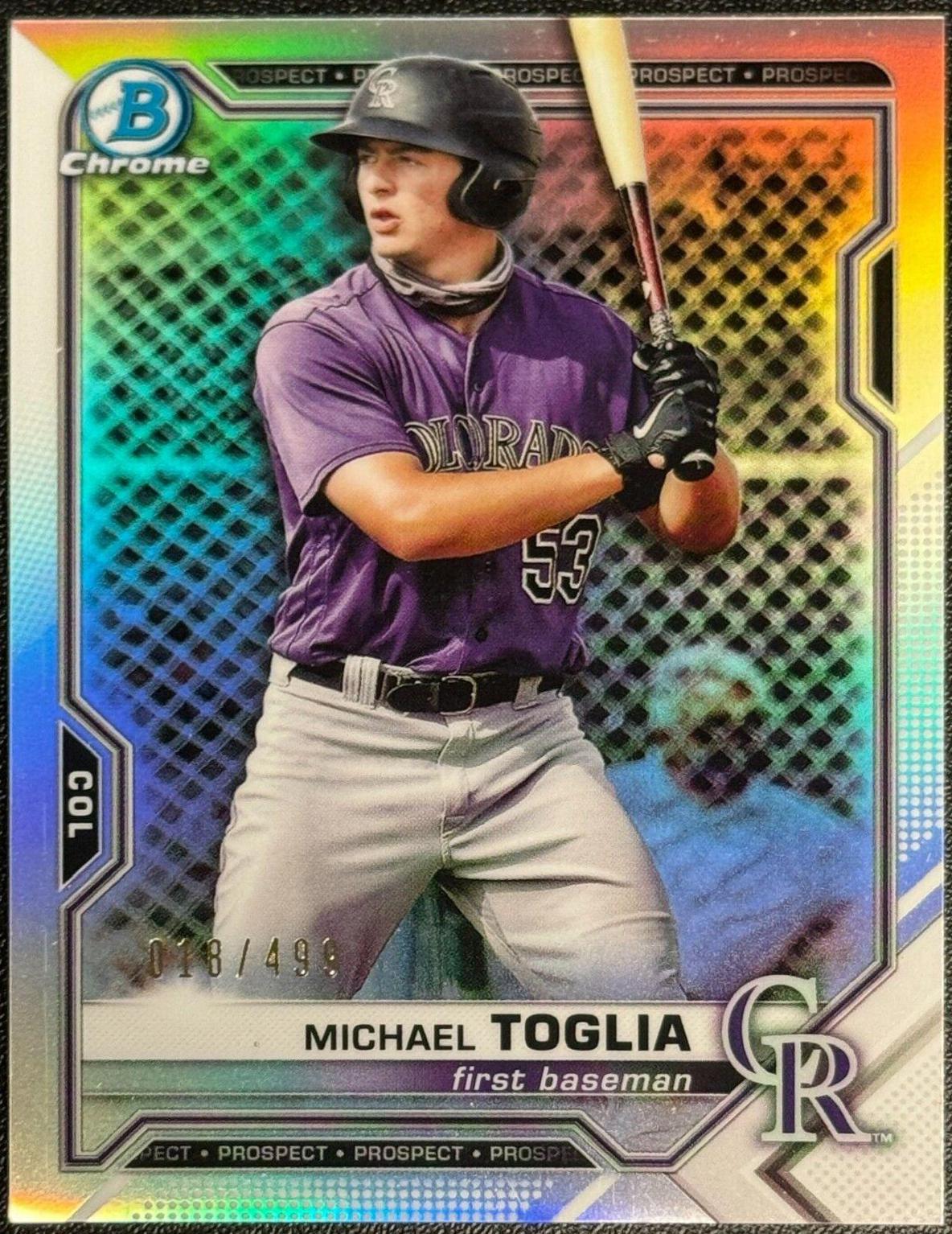 Michael Toglia [Refractor] #BCP-137