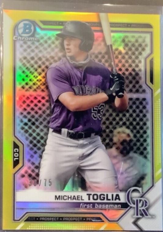 Michael Toglia [Yellow Refractor] #BCP-137