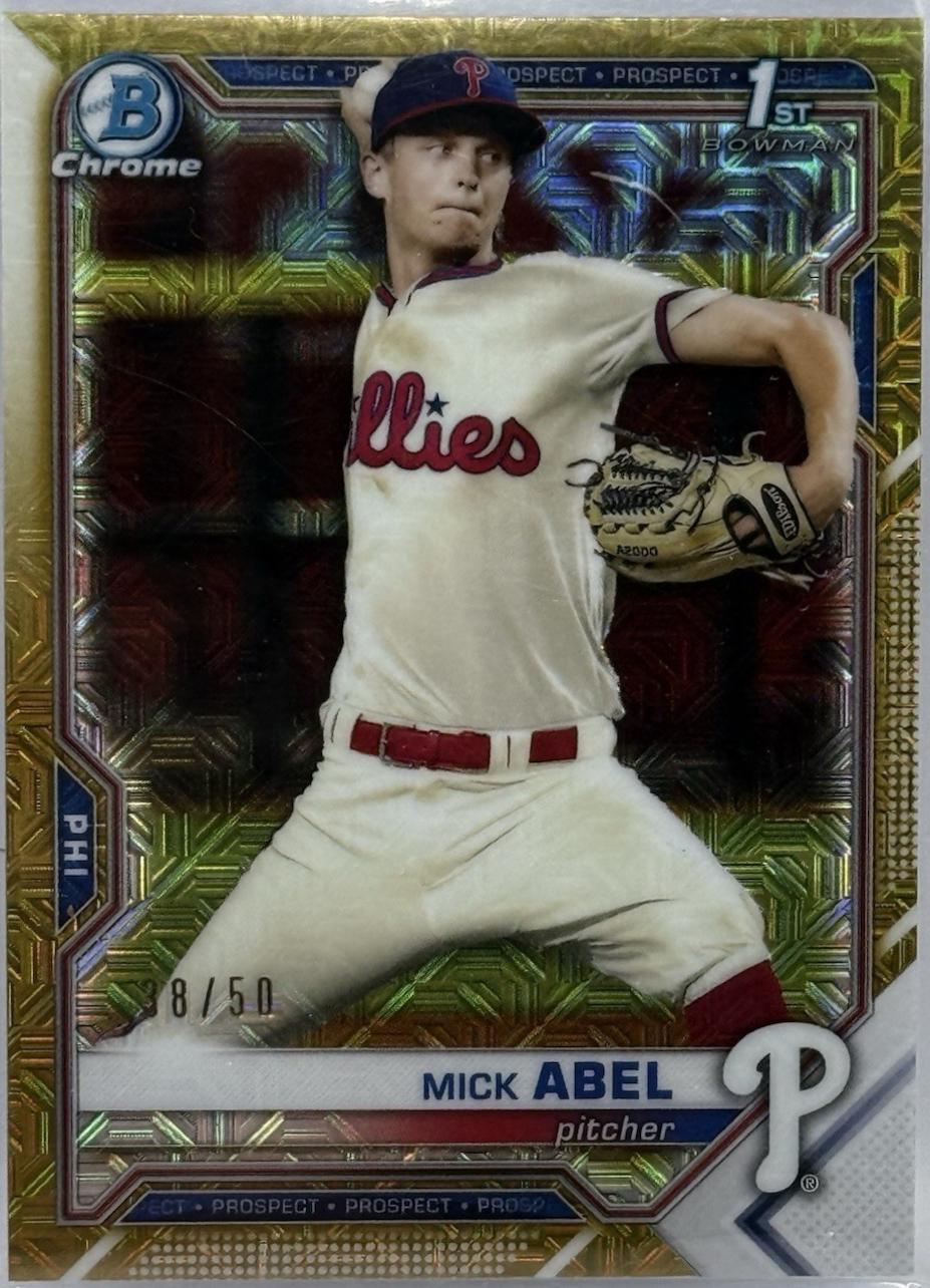Mick Abel [Gold Refractor Mega Box Mojo] #BCP-42