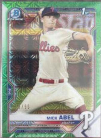 Mick Abel [Green Refractor Mega Box Mojo] #BCP-42