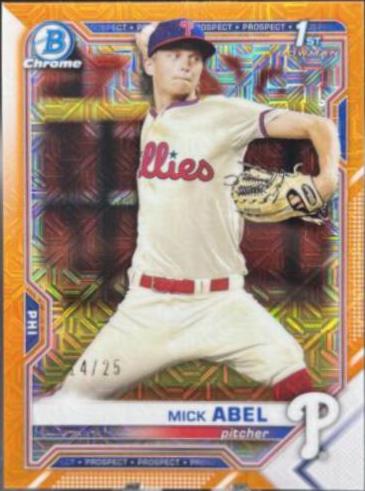Mick Abel [Orange Refractor Mega Box Mojo] #BCP-42