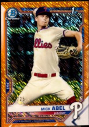 Mick Abel [Orange Shimmer Refractor] #BCP-42