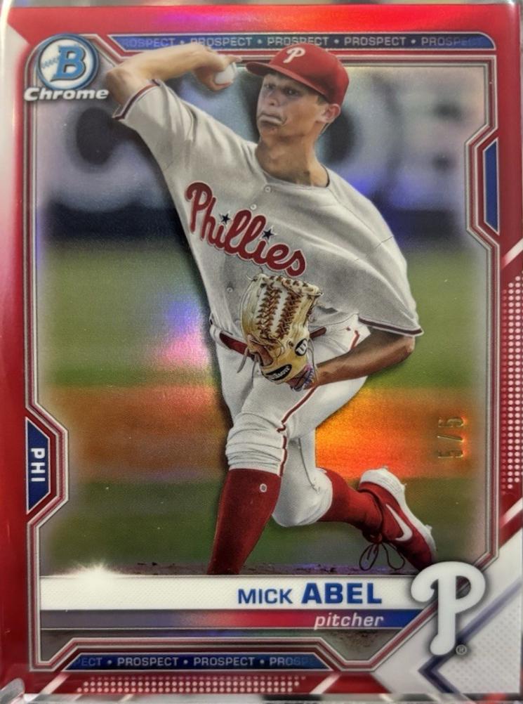 Mick Abel [Red Refractor Mega Box Mojo] #BCP-219