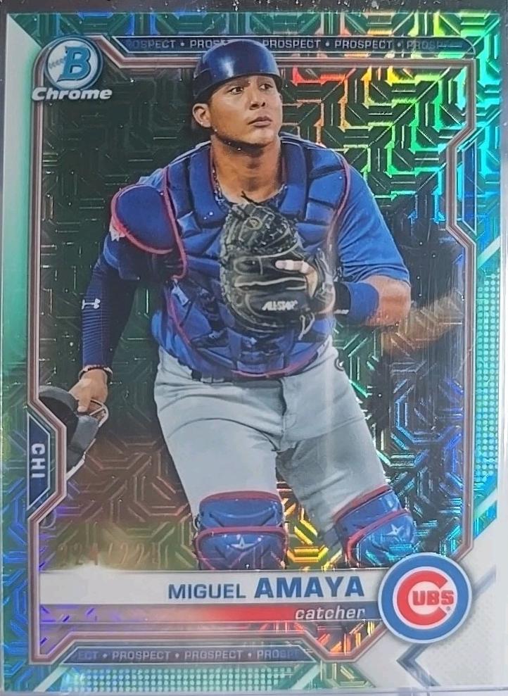 Miguel Amaya [Aqua Refractor Mega Box Mojo] #BCP-148