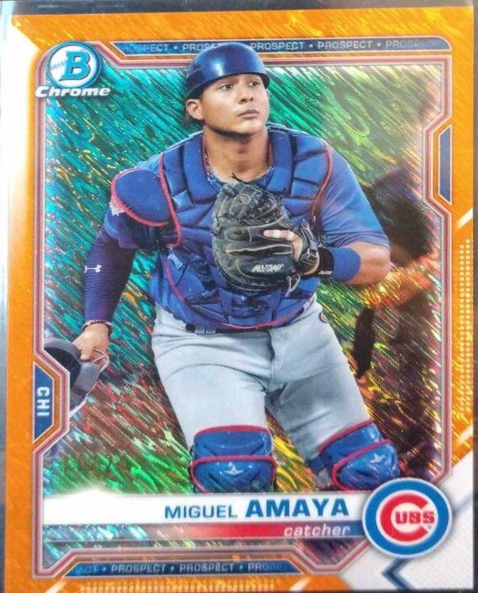 Miguel Amaya [Orange Shimmer Refractor] #BCP-148