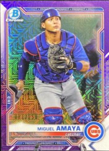 Miguel Amaya [Purple Refractor Mega Box Mojo] #BCP-148
