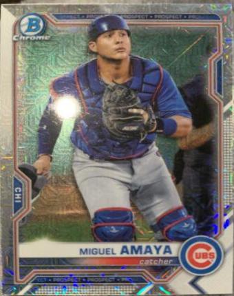 Miguel Amaya [Yellow Refractor Mega Box Mojo] #BCP-148