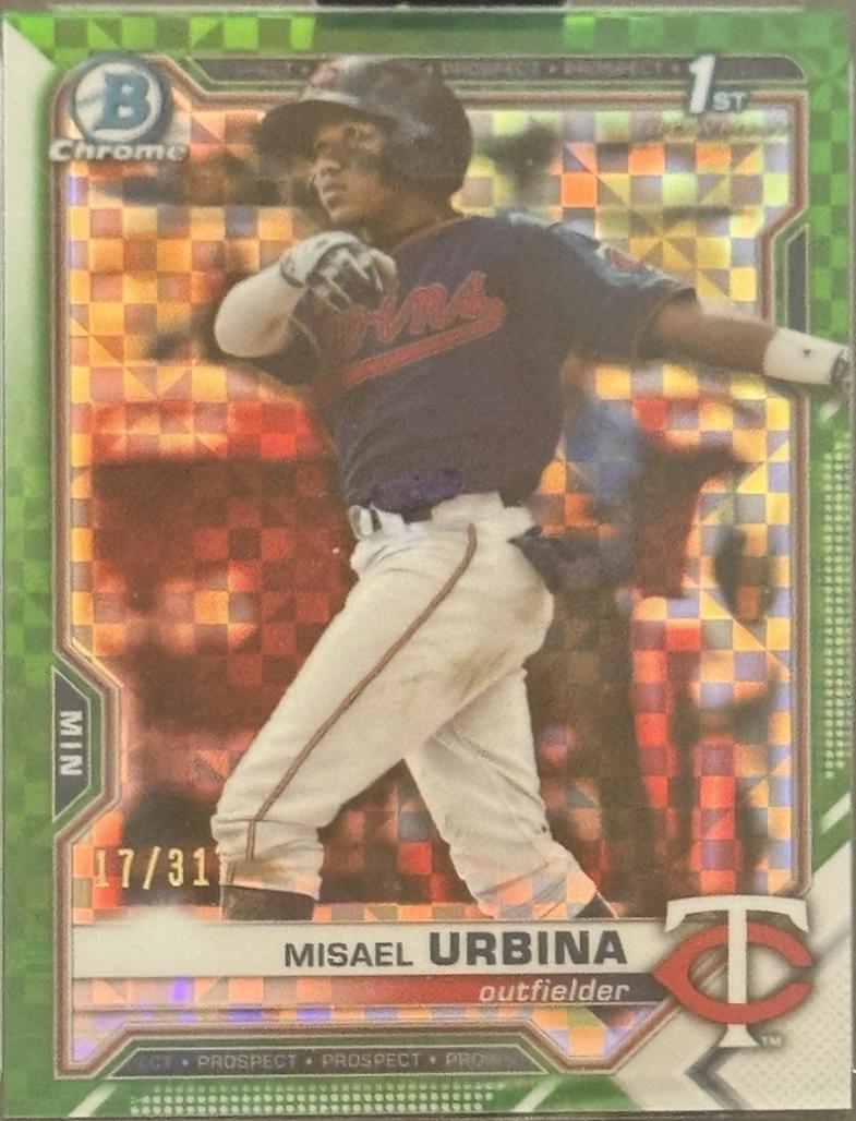 Misael Urbina [X Green Xfractor] #BCP-206