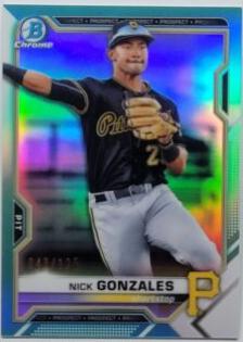 Nick Gonzales [Aqua Refractor] #BCP-34