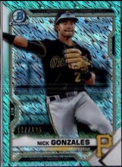 Nick Gonzales [Aqua Shimmer Refractor] #BCP-34