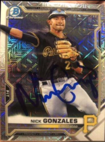 Nick Gonzales [Autograph Mega Box Mojo] #BCP-34