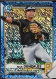 Nick Gonzales [Blue Shimmer Refractor] #BCP-34