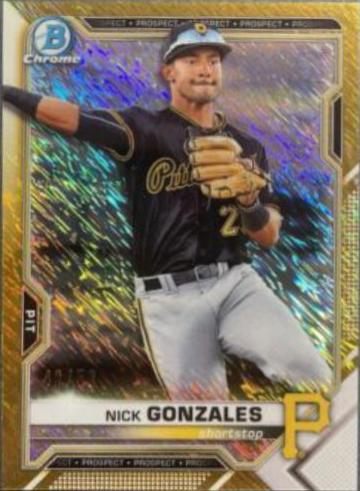 Nick Gonzales [Gold Shimmer Refractor] #BCP-34