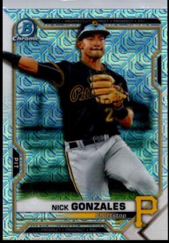 Nick Gonzales [Yellow Refractor Mega Box Mojo] #BCP-34