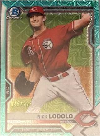Nick Lodolo [Aqua Refractor Mega Box Mojo] #BCP-20