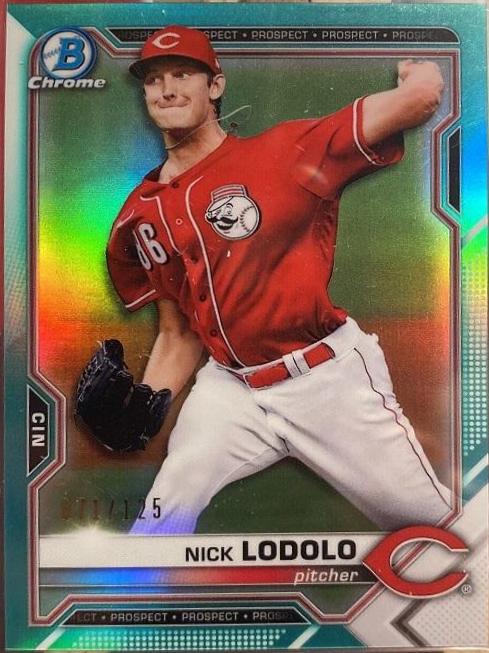 Nick Lodolo [Aqua Refractor] #BCP-20