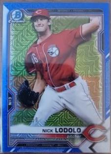 Nick Lodolo [Blue Refractor Mega Box Mojo] #BCP-20