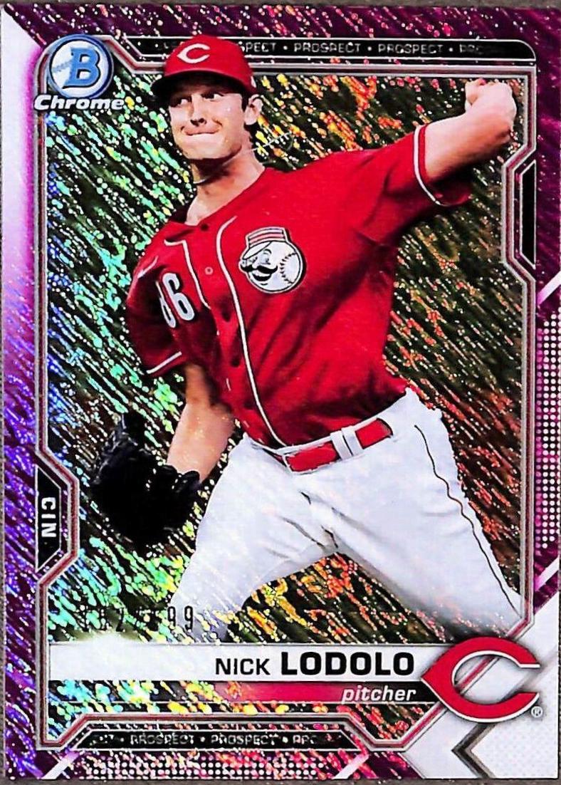 Nick Lodolo [Fuchsia Shimmer Refractor] #BCP-20