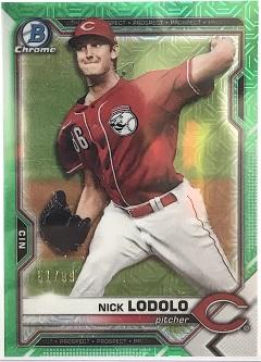 Nick Lodolo [Green Refractor Mega Box Mojo] #BCP-20