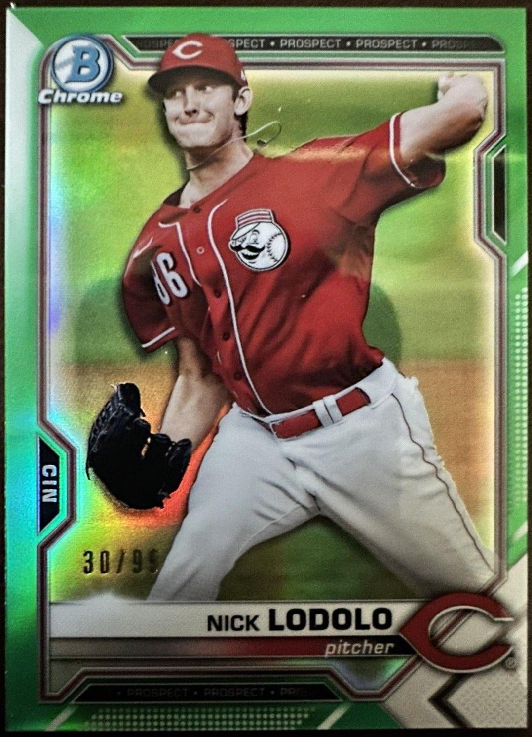 Nick Lodolo [Green Refractor] #BCP-20