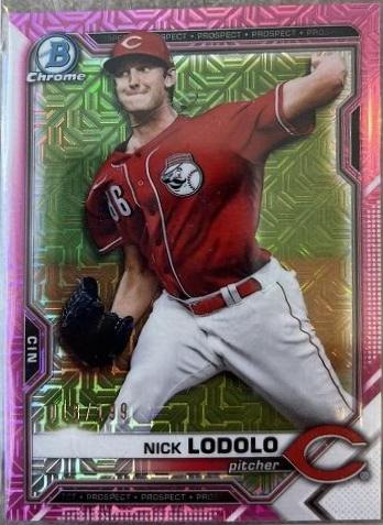 Nick Lodolo [Pink Refractor Mega Box Mojo] #BCP-20