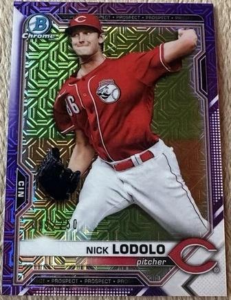 Nick Lodolo [Purple Refractor Mega Box Mojo] #BCP-20