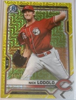 Nick Lodolo [Yellow Refractor Mega Box Mojo] #BCP-20