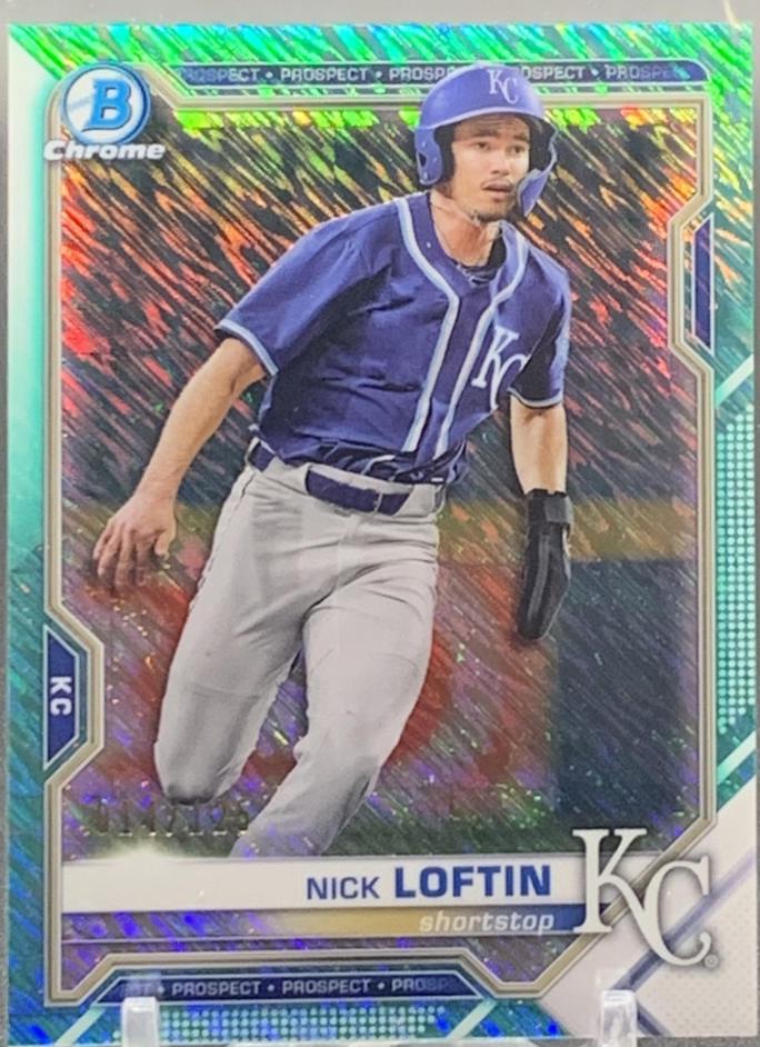 Nick Loftin [Aqua Shimmer Refractor] #BCP-144