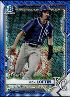 Nick Loftin [Blue Shimmer Refractor] #BCP-144