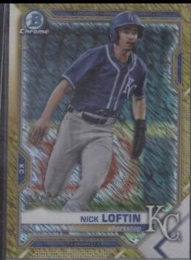 Nick Loftin [Gold Shimmer Refractor] #BCP-144