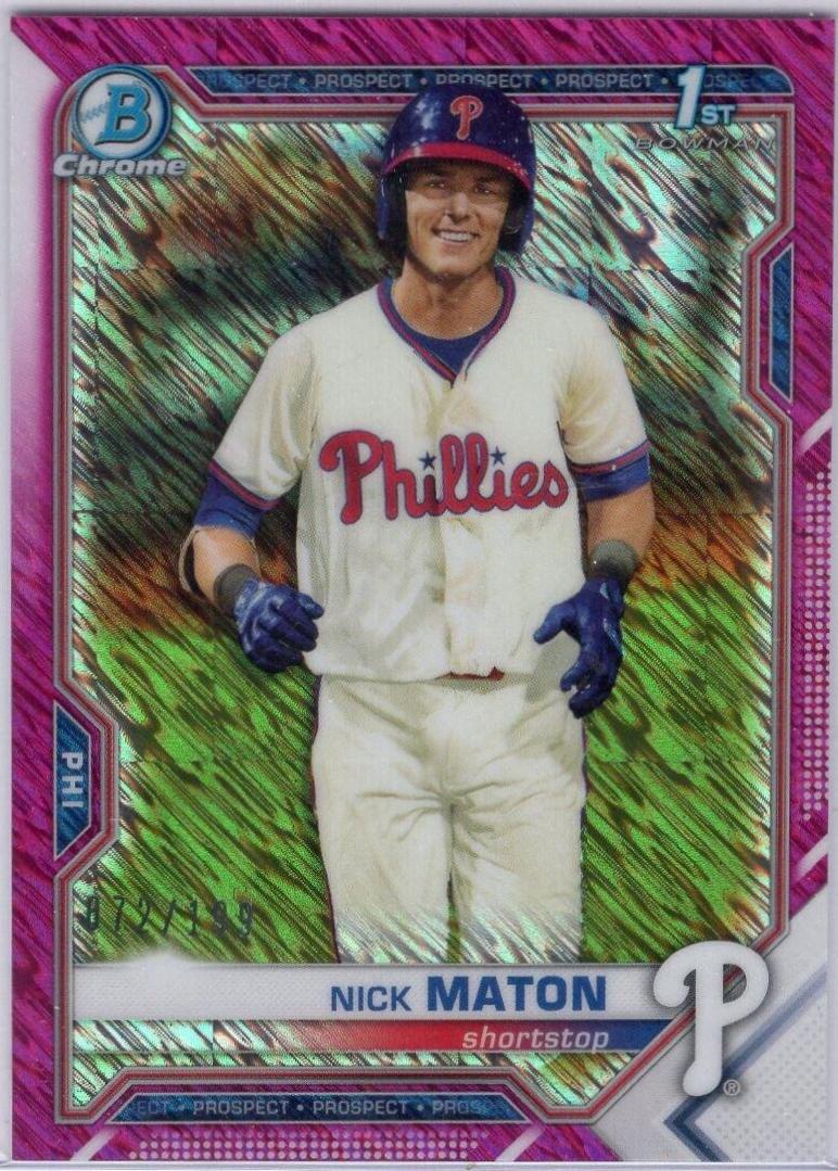 Nick Maton [Fuchsia Shimmer Refractor] #BCP-5