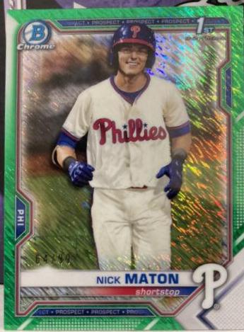 Nick Maton [Green Refractor] #BCP-5