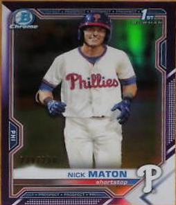 Nick Maton [Purple Refractor] #BCP-5