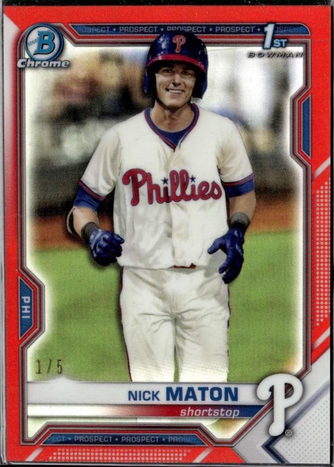 Nick Maton [Red Refractor] #BCP-5