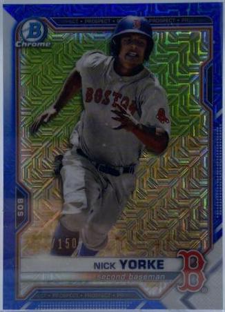 Nick Yorke [Blue Refractor Mega Box Mojo] #BCP-114