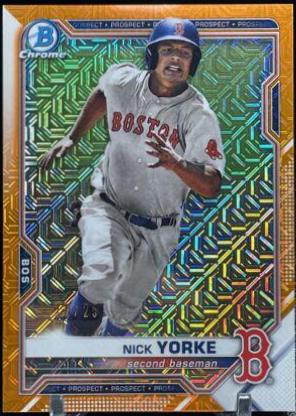 Nick Yorke [Orange Shimmer Refractor] #BCP-114