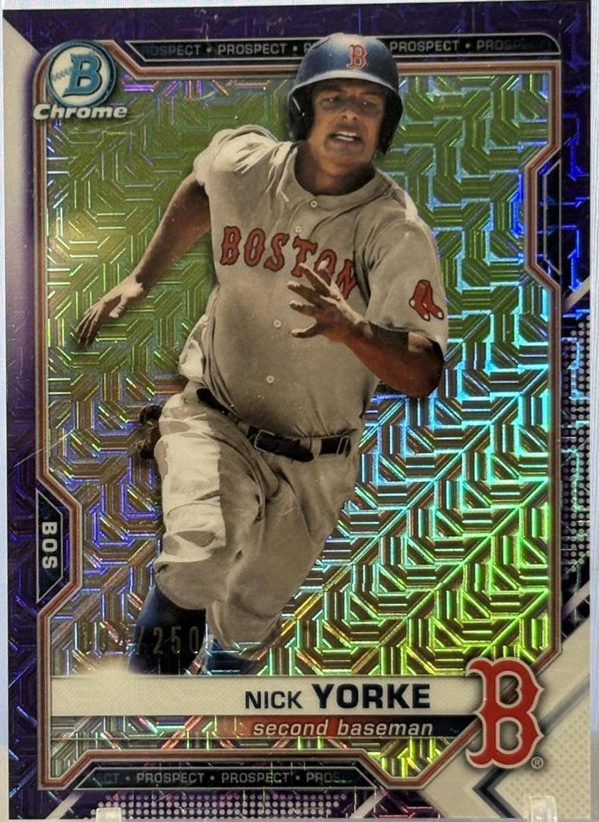Nick Yorke [Purple Refractor Mega Box Mojo] #BCP-114