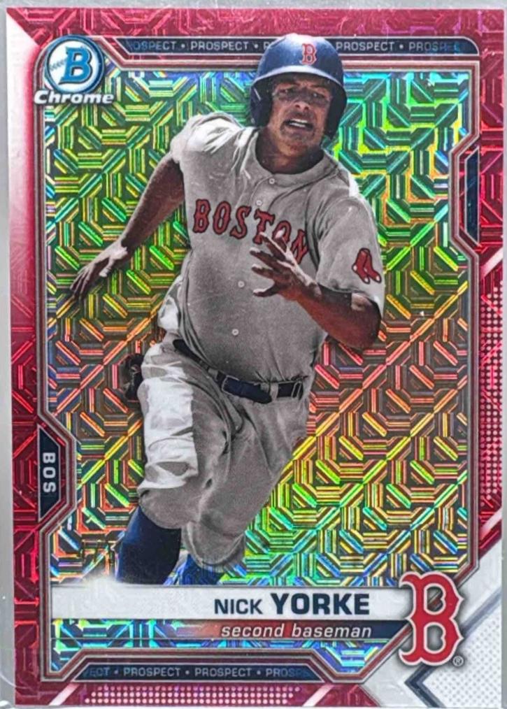 Nick Yorke [Red Refractor Mega Box Mojo] #BCP-114