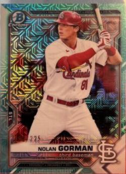 Nolan Gorman [Aqua Refractor Mega Box Mojo] #BCP-90
